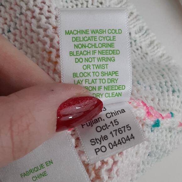 Lilly Pulitzer Small Armory Sweater Scoop Neck O Shello Womens M Ocean Seashell - Picture 6 of 9